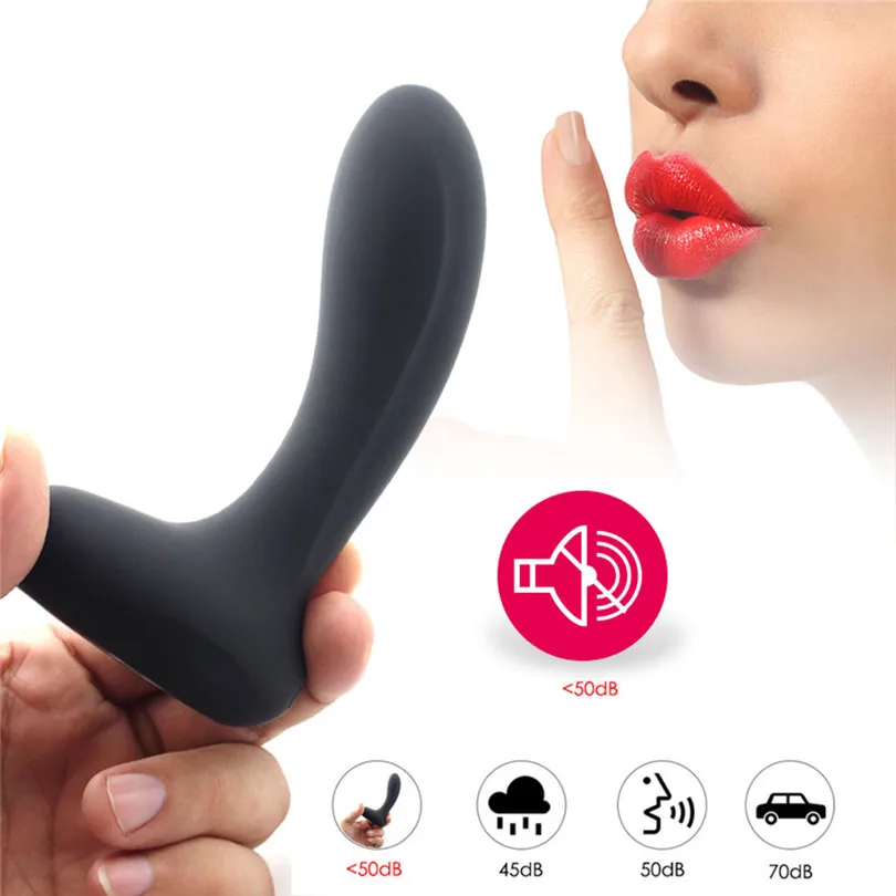 Prostate Vibrator Silica gel Waterproof Remote Control 10-Frequency Prostate Vibrator USB Charging Massage Silica Gel   (3)