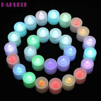

High Quality Mini Colorful Romantic Electronic Candle LED Light For Party Decorate