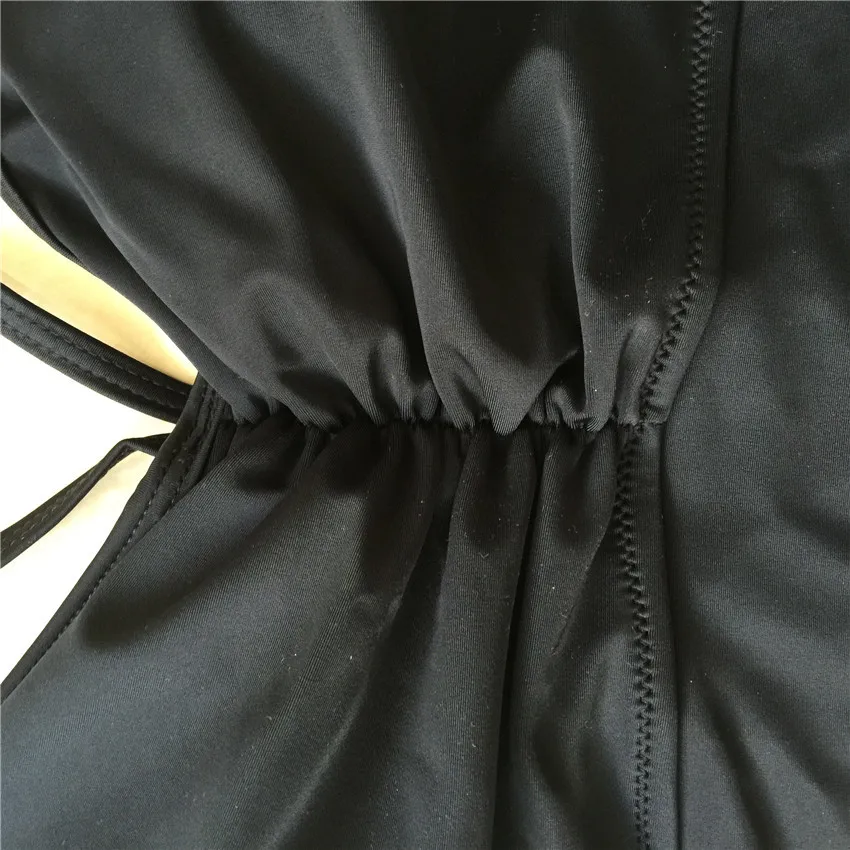 5XL One Piece Plus Size Swimwear Women 2018 New Push Up Swimsuit Bandage Bathing Suit For Women Sexy Extra Large Swimming Suit (3)