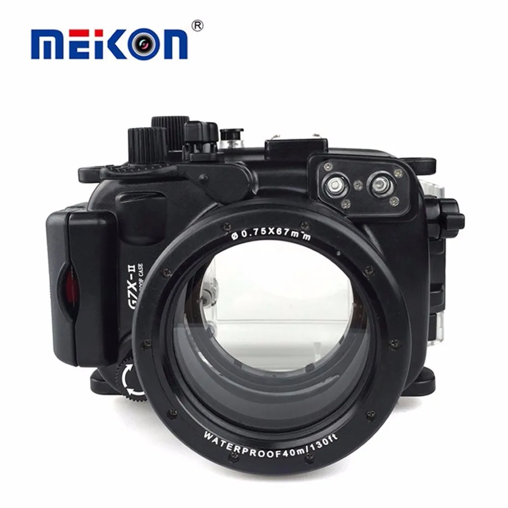 Подводный чехол Meikon s & Housings G7XII DF 40M/130F водонепроницаемый для камеры Canon сумки DSLR с