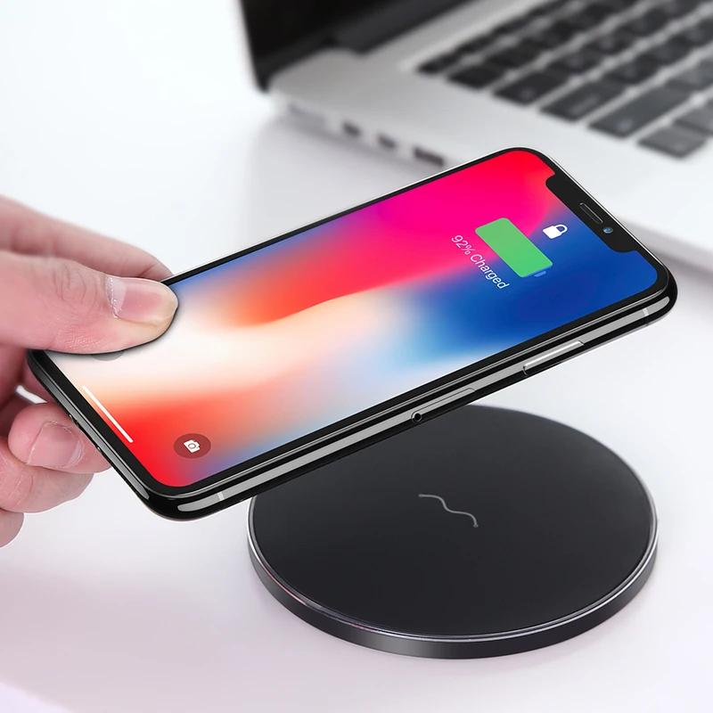 

10W Qi Wireless Charger For iPhone XS Max XR XS X 8 USB Fast Charger Wireless Charging Pad For Samsung Galaxy S9 S8 Plus Note 9