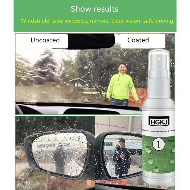 

Universal Uniform Stable Durable Multifunctional Car Nano Glass Hydrophobic Coating Rainproof Agent For Care Maintenance