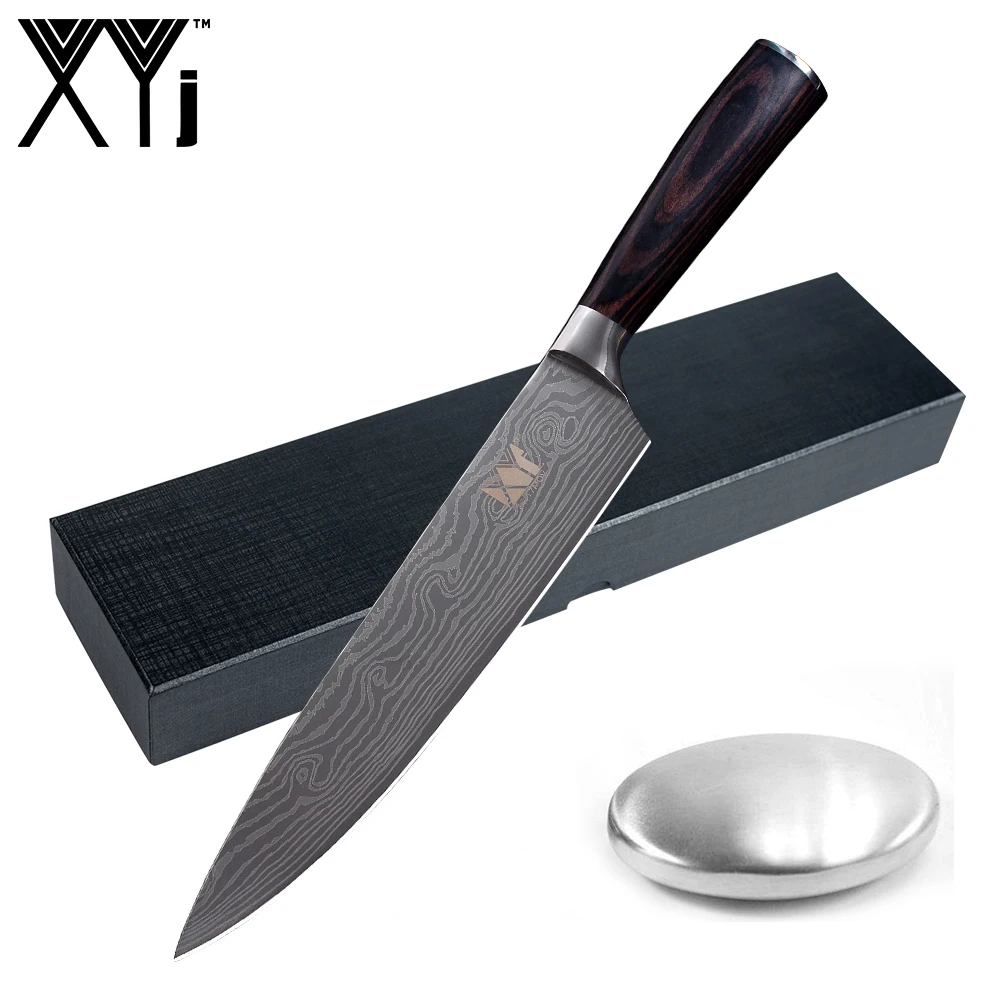 Buy XYj High Grade Bend Handle Kitchen Knife 3 Piece