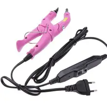 Наращивание волос Fusion тепловой разъем железа розовый темп