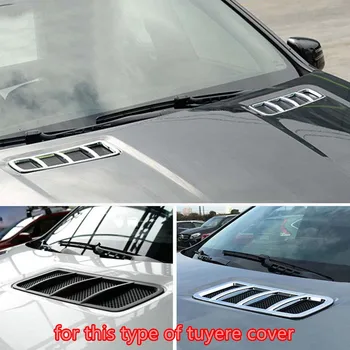 

2pcs Car Styling Front Hood Air Vent Outlet Sticker Trim ABS Chrome Cover For Mercedes Benz ML GL GLE W166 Coupe C29