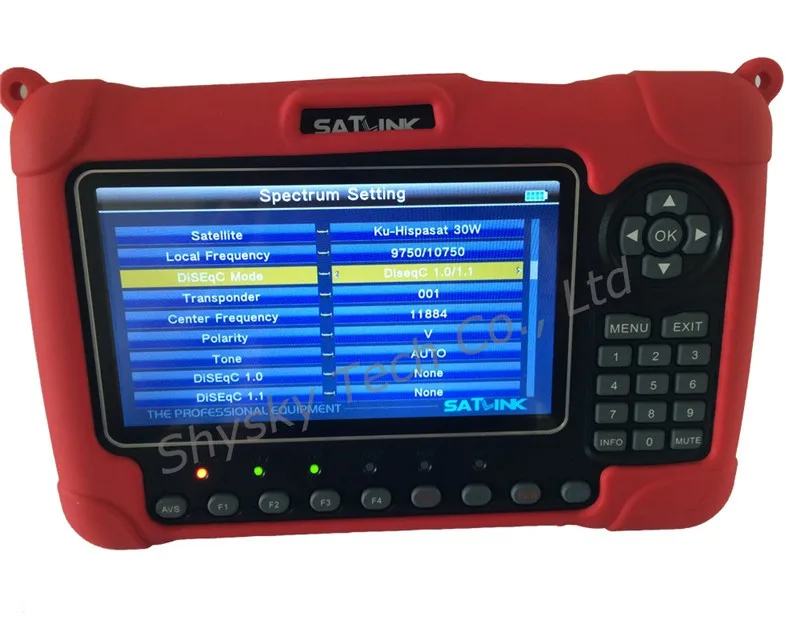 SATLINK WS-6980 DVB-S2+ DVB-C+ DVB-T2 комбинированный оптический анализатор спектра обнаружения мощности спутниковый искатель