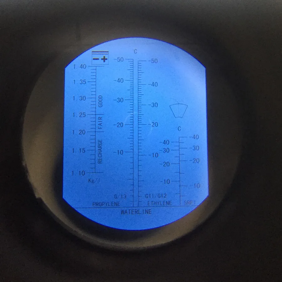 Ручной рефрактометр антифреза точка замерзания двигателя Жидкость гликоль мочевины Adblue батарея жидкость стекло тестер качества воды инструмент