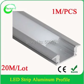 

New Arrival Modern Profile Anodized diffuse cover led aluminum profiles light 20M/Lot Length can be customized