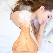 FIMEI XBH-038A USB 130 мл увлажнитель воздуха масло аромат в форме вазы древесины мини распылитель чайник светодиодный ночник ароматерапия увлажнители воздуха