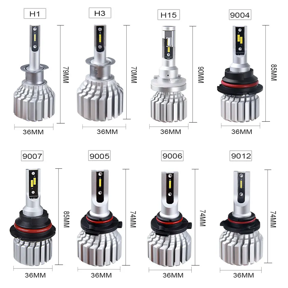 Светодиодный H4 автомобилей головной светильник H7 H11 9005 HB3 9006 HB4 авто лампы 6500 к CSP светодиодный 10000lm H8 H1 H3 9004 9007 9012 авто фары светильник ампула