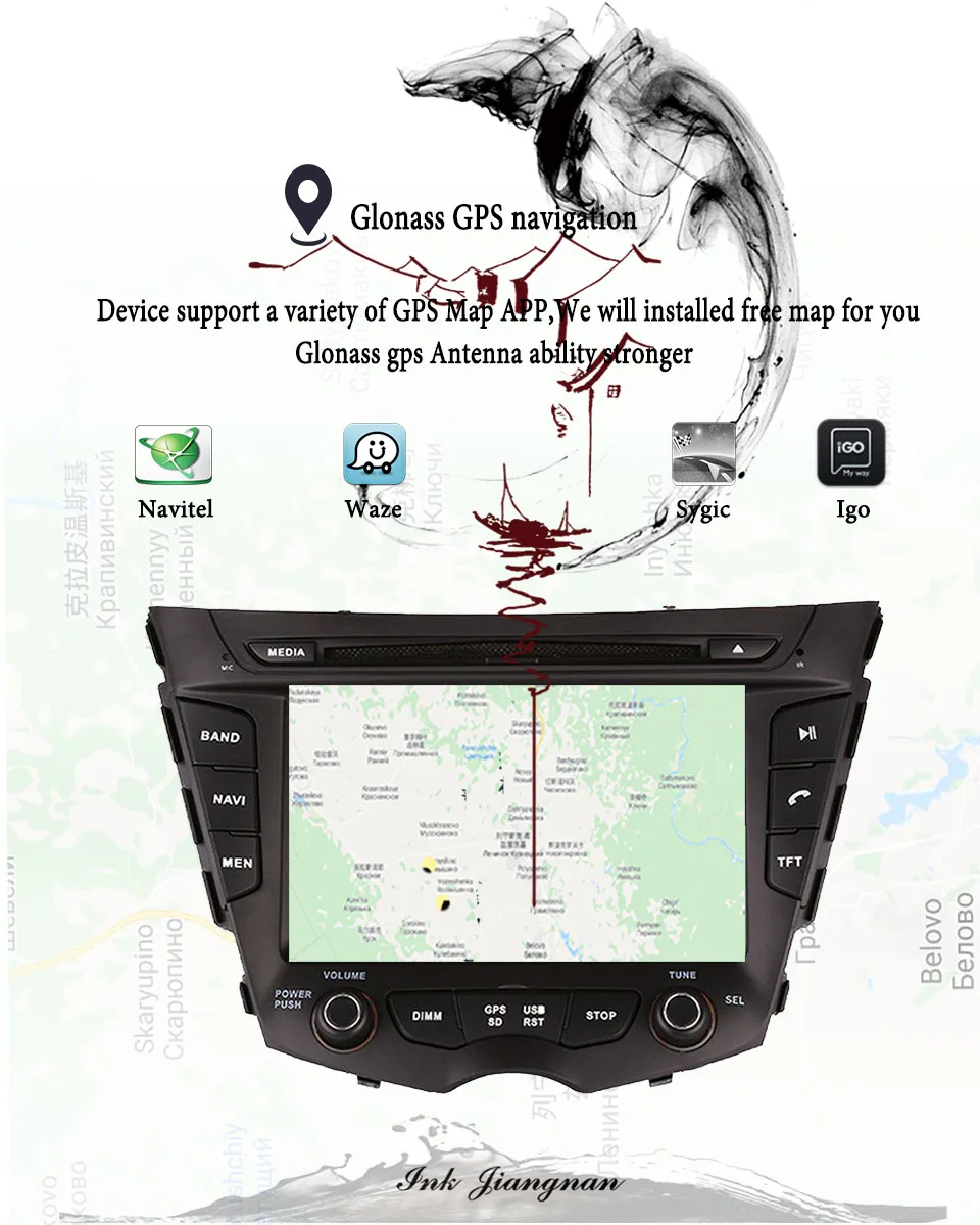 Автомобильный Радио Мультимедиа gps Android 9,0 навигация dvd-плеер Восьмиядерный ОЗУ 4 г+ 64 г HD экран для hyundai Veloster 2011- стерео