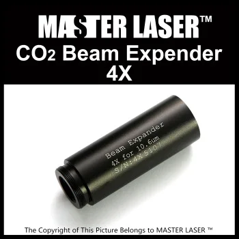 4X CO2 Beam Expander M22*0.75 Screw for Laser Engraving Cutting Machine
