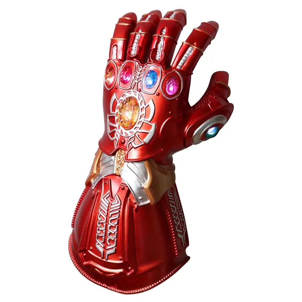 Перчатки из ПВХ для косплея Endgame Thanos перчатки Железного человека фигурки детей и
