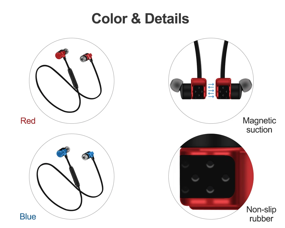 UP-LXA магнитные Bluetooth наушники с микрофоном Bluetooth гарнитура стерео Спортивные Беспроводные наушники для телефона iPhone xiaomi