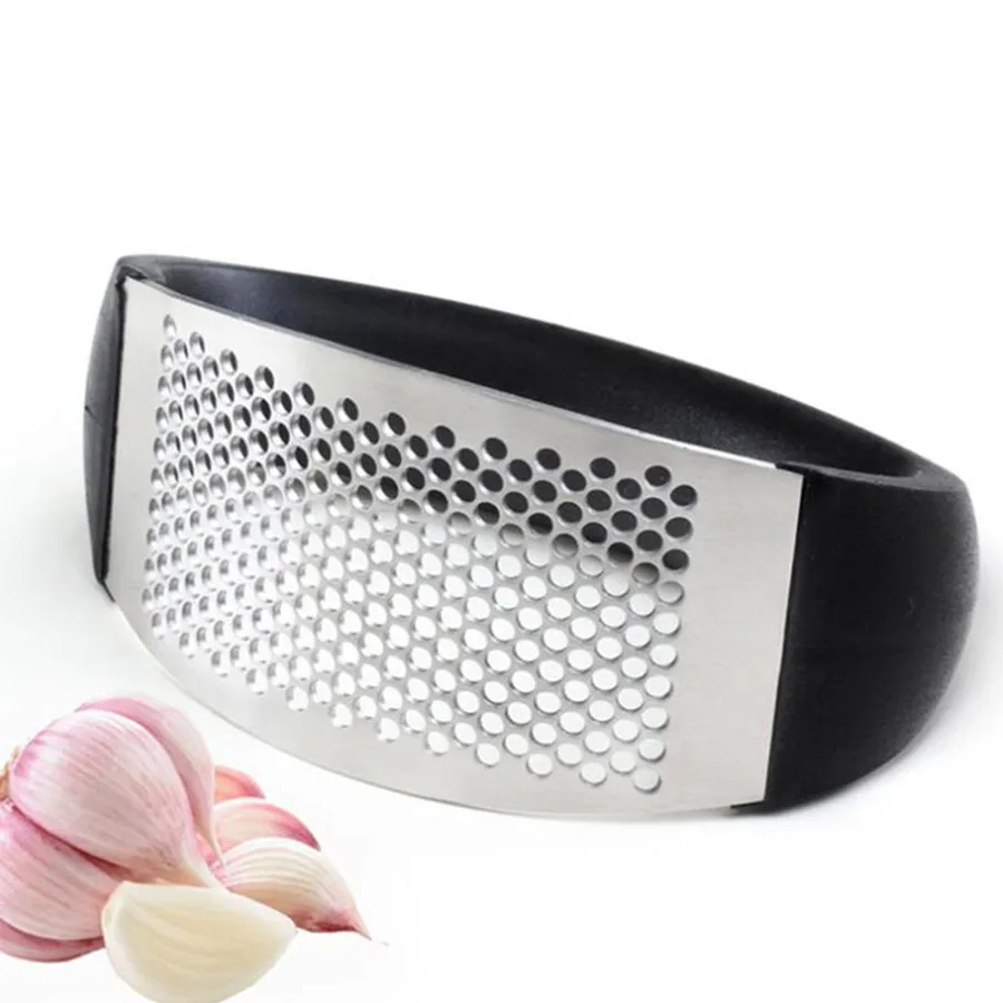 

1Pc Garlic Press Stainless Steel Silicone plastic Garlic Peeler Garlic chopper Kitchen Vegetable Garlic Squeezer Kitchen Gadget