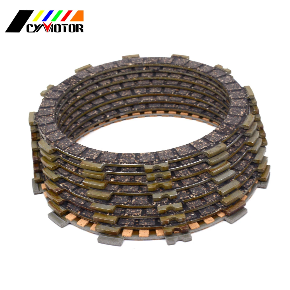 

8PCS Motocycle Clutch Friction Plates Disc Set For SUZUKI GSX600F GR650 GR650X GSX750F Katana Tempter