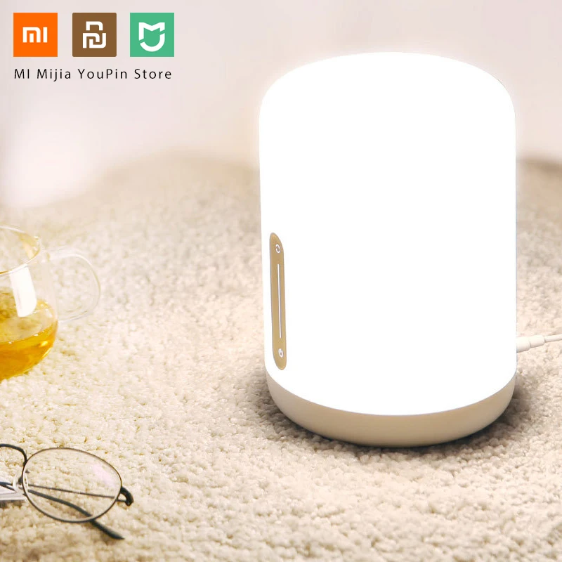 Оригинальная прикроватная лампа Xiaomi Mijia 2 Bluetooth Wi Fi сенсорная панель управление