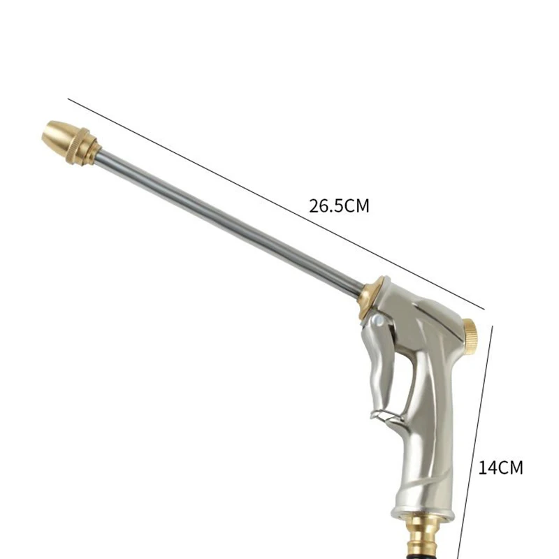 Car High Pressure Cleaning Water Electric Washing Machine Spray Nozzle Water Hose Long Rod Car Cleaning Supplies