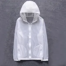 Litthing Men New summer Anti-UV Skin Jacket Outdoor Quick Dry Sun Protective Hooded jacket Cycling travel Windbreaker 2019