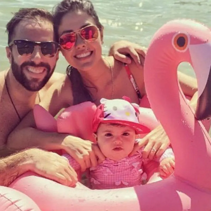 flamingo baby float