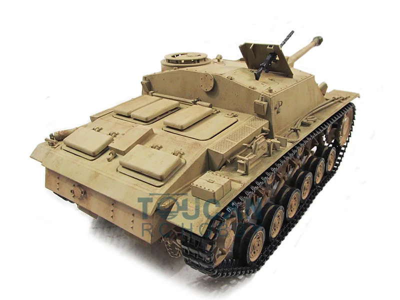 Металл Mato 1/16 Stug III rc Танк комплект Ver инфракрасная отдача ствола желтый 1226 TH00668