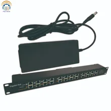 GPOE012-24V120W-Gigabit POE 12 Порты и разъёмы Мощность над инжектор Ethernet для Mikrotik и Ubiquiti, включают в себя 24 v 120 w Мощность питания