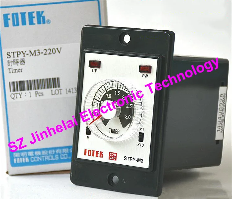 все цены на New and original FOTEK Time relay STPY-M3-220V онлайн