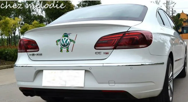 

Different colors Painted ABS Car Rear Trunk Spoiler Wing For Volkswagen V.W. CC 2009-2016, no drilling needed
