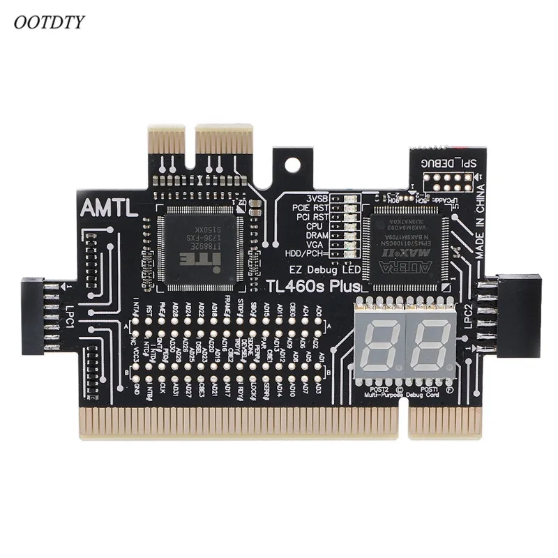 

Multifunction Analyzer Diagnostic LPC-DEBUG Card PCI PCI-E LPC Motherboard Diagnostic Test LPC-Debug Post card diagnostic test