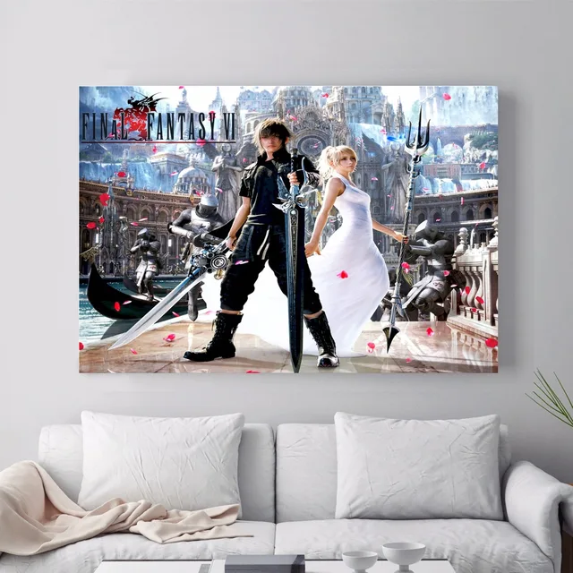 Final Fantasy XV Game Canvas Art Print Painting Poster Wall Pictures
