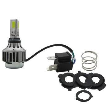 

1PC H4 COB LED Bulb HID White 360 Degree Hi/Low Beam Motorcycle Headlight 6500K High Power AP6
