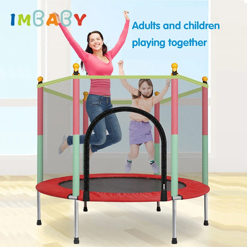 Imbaby Trampoline D Interieur Pour Enfants Et Bebes Avec Systeme De Securite Pour Le Fitness Pour Adultes Aliexpress