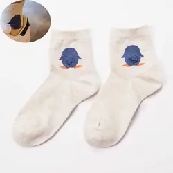 1 пара, милые Короткие хлопковые носки с рисунками животных из мультфильмов, высококачественные удобные мягкие носки до лодыжки для женщин