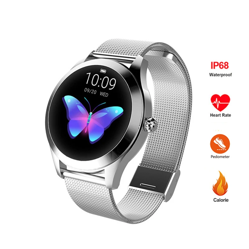 

Smart Watch Waterproof IP68 Women Heart Rate Fitness Tracker BT 4.0 Bracelet Pedometer Step Counter for Lover PK Smart Band S3