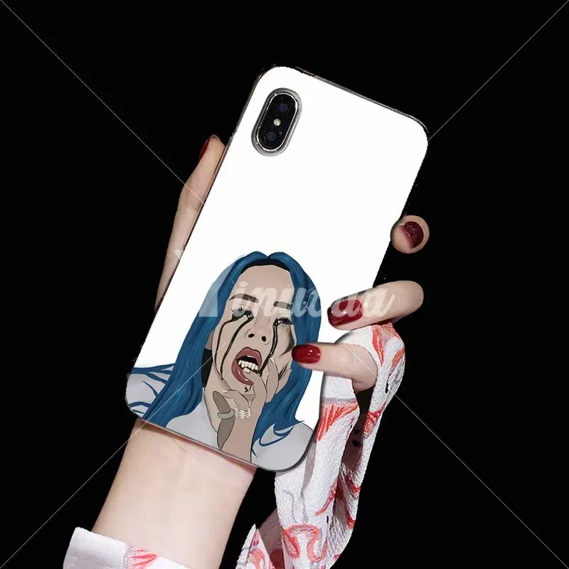 Yinuoda Billie Eilish 13 девушка клиент высокое качество чехол для телефона для Apple iPhone 8 7 6 6S Plus X XS MAX 5 5S SE XR Чехол для мобильного телефона s