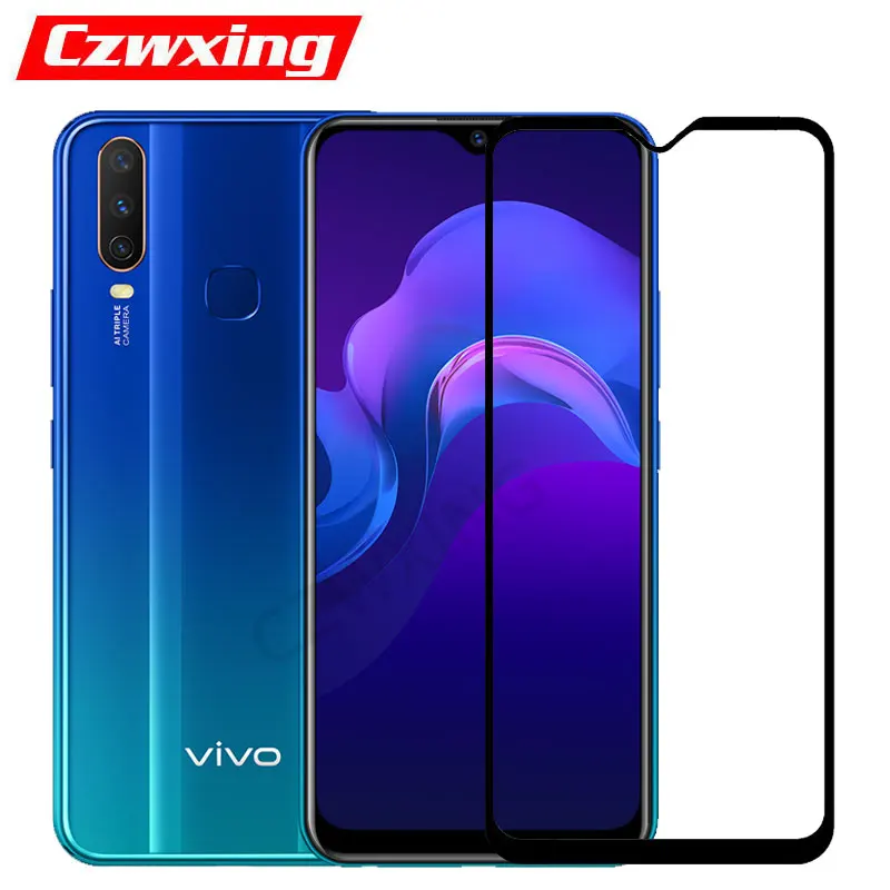 Стекло VIVO Y12 с полным покрытием протектор экрана Y15 закаленное стекло для Y 12 15 VIVOY12