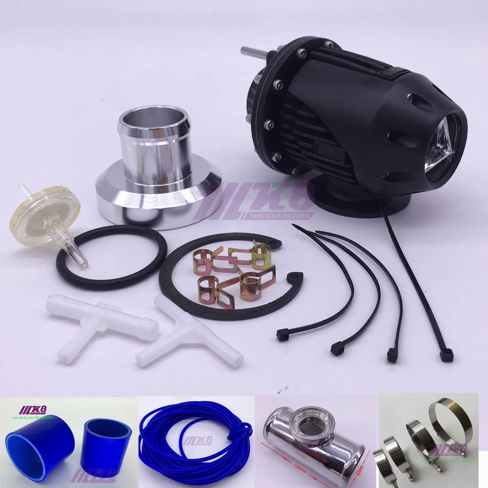 SQV Blow Off Valve BOV III 3 (silve)+2.5&quot Flange Pipe +Clamps kit Silicone Hose | Автомобили и мотоциклы