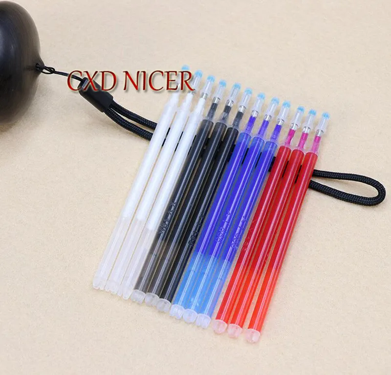 

Red White Black Blue Gel Rods High Temperature Vanishing Handle Refueling Large Capacity Ink Erasable Pen Ink DD1409