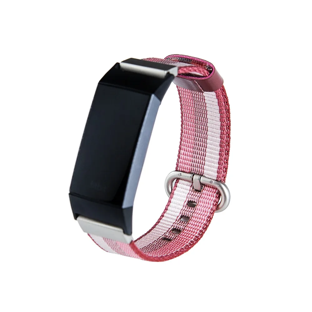 TAMISTER Новинка года одежда высшего качества спортивная мода Замена нейлон часы ремешок браслет для Fitbit Charge 3 умные аксессуары