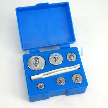 

Box of Set 5g 10g 20g 50g 100g Chrome Plating Steel M2 200g Calibration Weights