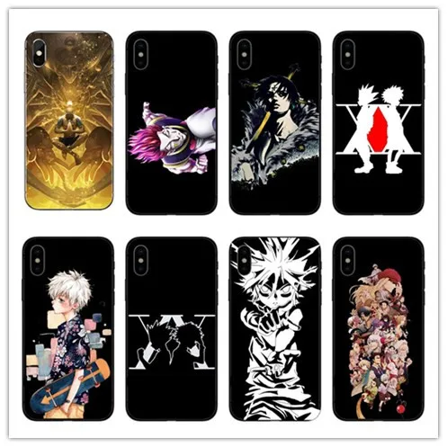 Аниме Охотник X 3 Coque Shell Caso de Telefone para A Maca iPhone 8 7 6 Plus 5 Tampa 4 Мягкие силиконовые ТПУ Fundas