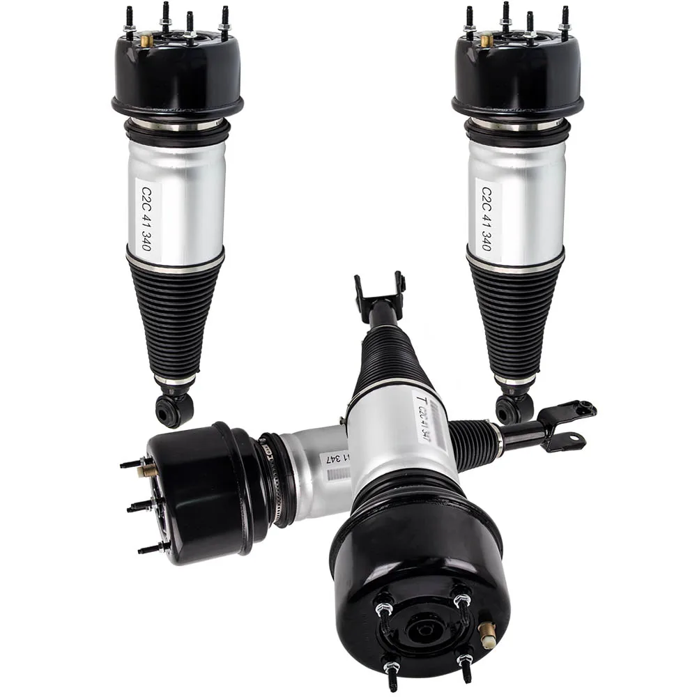 

4x Set of Complete Air Spring Strut Shocks For Jaguar XJ 2004-2009 C2C41339 C2C41352 Front & Rear Left+Right Air Suspensions