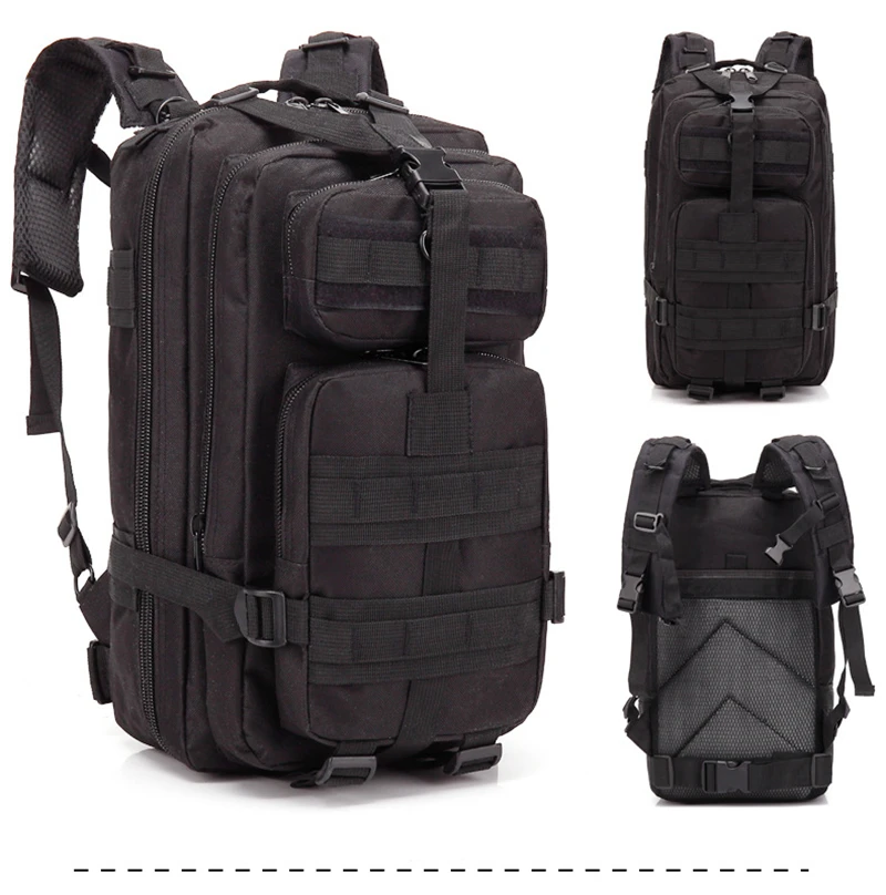 3P Outdoor Military Tactical Backpack 30L Molle Bag Army Sport Travel Rucksack Camping Hiking Trekking Camouflage Bag (38)