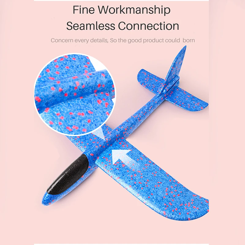 buy  Airplane Glider Foam Toys Inertial Roundabout Flying Epp Jet Aircraft model Toy Outdoor Sports Fun 