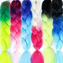 Pre Stretched Ombre Braiding Hair Kanekalon Pageup Crochet Jumbo Braid Hair Cabelo Colorido Blue Synthetic Afro Hair Extensions Pre Stretched Ombre Braiding Hair Kanekalon Pageup Crochet Jumbo Braid Hair Cabelo Colorido Blue Synthetic Afro Hair Extensions