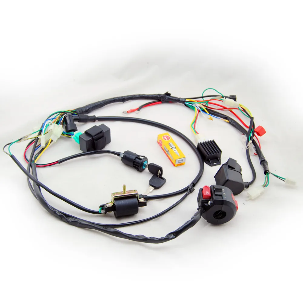 Quad 50 70cc 110cc 125cc Coil Cdi Harness Wiring Harn Us Ship Ebay