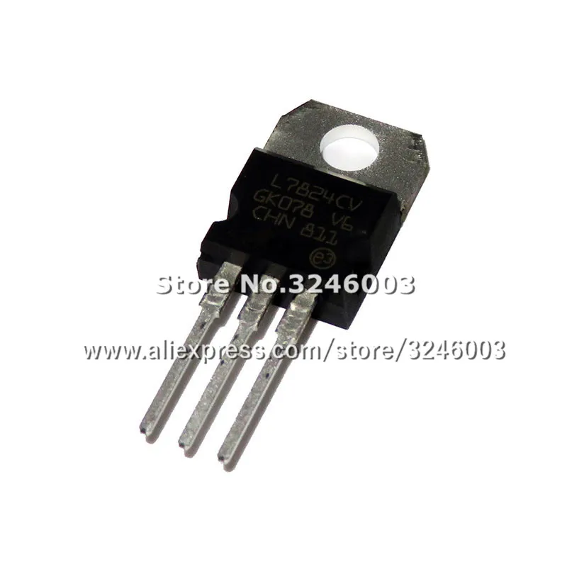10PCS L7824CV L7824 7824 TO 220 New and original|original|original new ...