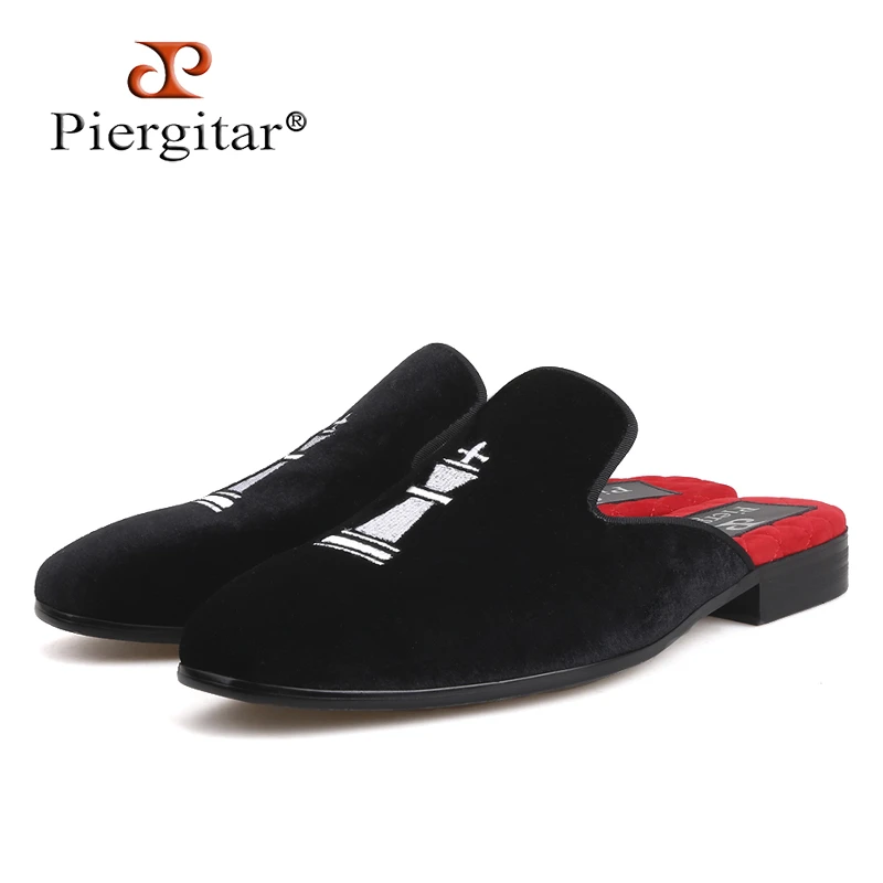 mens velvet slippers