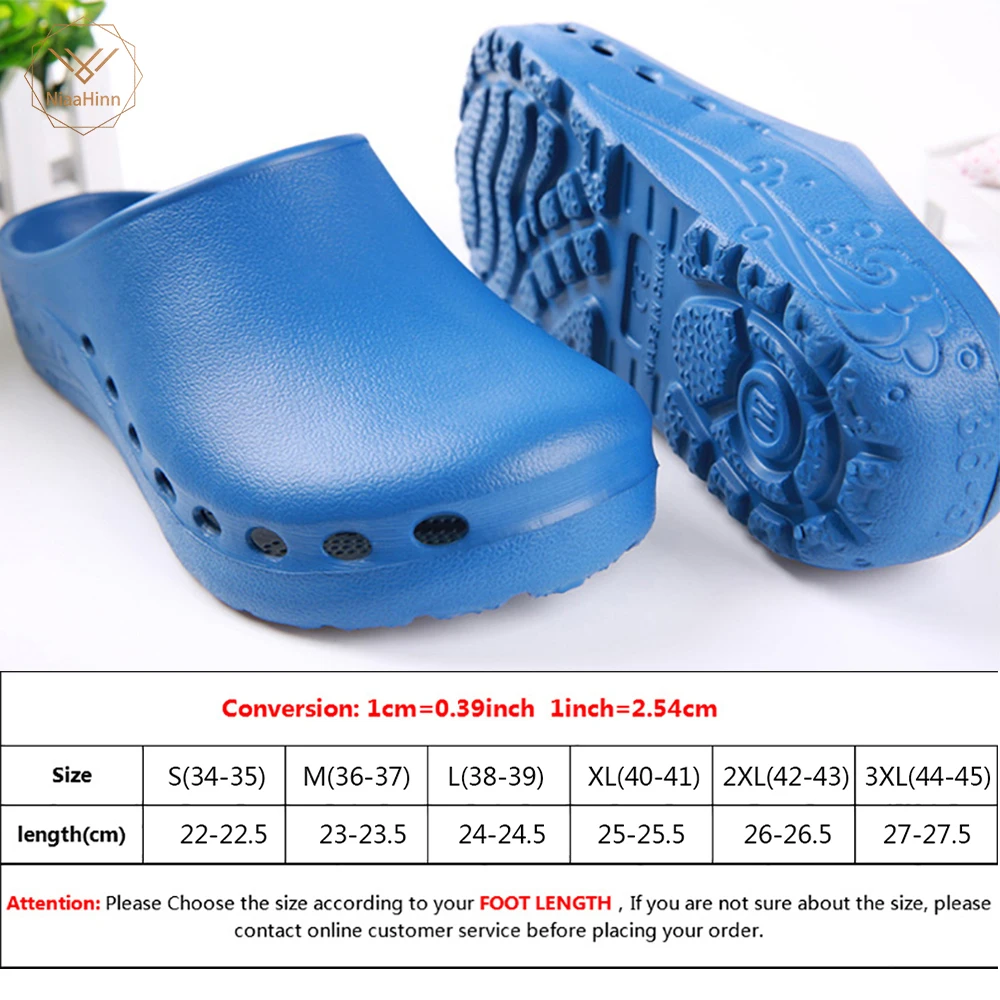 New men's Work Slippers Surgical Shoes 