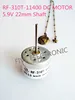 RF-310T-11400 DC  MOTOR 5.9V 310 Micro MOTOR, 22MM Long Shaft, used for Mechanical Equipment\VCD\DVD\FAN ► Photo 1/2